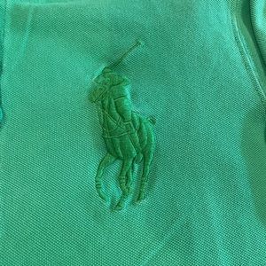 Polo zip up hoodie chronic green